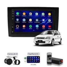 Imagem de Kit Central Multimídia Corsa Mp5 / Mp8 + Moldura + Câmera + Tv - Tay T