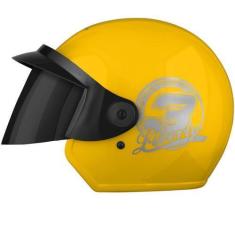 Imagem de Capacete Moto Aberto Pro Tork Liberty Three 3 Viseira Fumê, AMARELO, 6