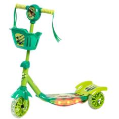 Imagem de Patinete 3 Rodas com Cesta Play&Fun Verde