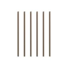 Imagem de 6 Uni Puxadores P/Guarda Roupa Gavetas Móveis Slim 64cm Asa (Bronze Fosco)