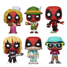 Imagem de Boneco de ação Funko Pop! Conjunto de 6 Deadpool - Concurso de beleza