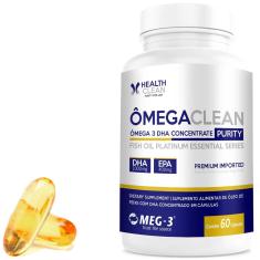 Imagem de Ômega 3 Ômegaclean Ultra Concentrado 60 Cáps - Health Clean Sem Sabor