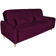 Imagem de Sofá-Cama Casal 3 Lugares Reclinável Suede Matrix Donna