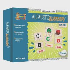 Imagem de Quebra-Cabeça Alfabeto Ilustrado Português - 79 Peças