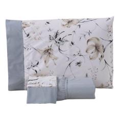 Imagem de Jogo De Lençol Queen Encantare Estampado Simples 3 Peças - Riffo Store