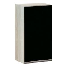 Imagem de Armário Luciane 40cm 1 Porta Luci Legno Crema C/Preto Tx