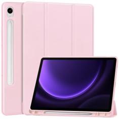 Imagem de Capa para tablet Capa fina compatível com Samsung Galaxy Tab S9 FE SM-X510/SM-X516 capa de 11 polegadas com suporte para caneta S integrado, capa protetora de visualização em vários ângulos com capa d