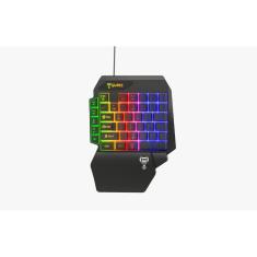 Imagem de Teclado com Fio Voyd 35% Preto Membrana 1,5m Clanm