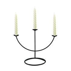 Imagem de Castiçal 3 Arcos 31 Cm Porta Velas s Velitas Decoração