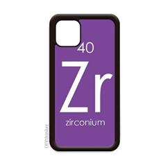 Imagem de Elementos Químicos Tabela de Período Metais de Transição Zircônio Zr para iPhone 12 Pro Max Capa para Apple Mini Mobile Case Shell