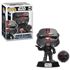 Imagem de Funko Pop Star Wars Bad Batch Hunter com Pin 446
