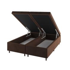 Imagem de Base Box Bau Queen Size Cairo (43x158x198cm) Bombom - Casa Giulia