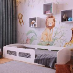 Imagem de Cama Infantil Montessoriana com Colchão Jardim Gazin Movelbras, Branco