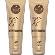 Imagem de Kit 2 Leave in Haskell Creme De Pentear Mandioca 240gr