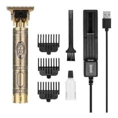 Imagem de Maquininha Barbeador Aparador De Barba Cabelo Bigode T9 Pro - Hair Cli