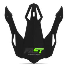Imagem de Pala Capacete Pro Tork Fast 788 Skull Solid, PRETO - VERDE, Único