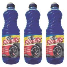 Imagem de Kit 3 Limpa Pneu Fuzautto 500 Ml