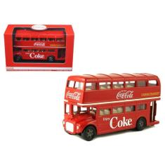 Imagem de Miniatura Ônibus Coca Cola De Londres 2 Andares 1960 1/64