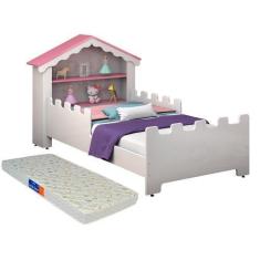 Imagem de Cama Infantil Castelo Princesa Com Colchão - Loja Tigo