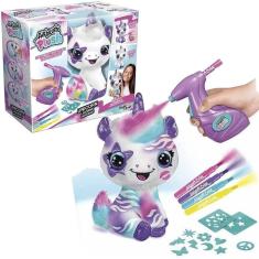 Imagem de Pelúcia Unicórnio Para Pintar Airbrush Plush 120 Moldes Fun