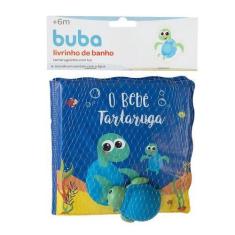 Imagem de Kit Livrinho De Banho O Bebê Tartaruga C/ Luz 7495 Buba