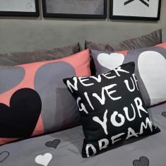 Imagem de Lençol Com Elástico Solteiro 4 Un Love Designer Com Almofada