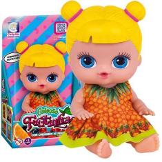 Imagem de Boneca Bebe Frutinhas Com Cheirinho De Frutas Abacaxi - Cotiplás