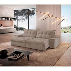 Imagem de Sofá Lua Veludo 02 Módulos 90 Cm B25cm Meu Sofá Online B002 Veludo Capuccino