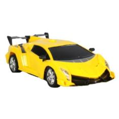Imagem de Carrinho De Controle Remoto Amarelo Vermelho Laranja À Pilha Inmetro B