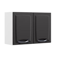 Imagem de Armário de Cozinha Aéreo Itatiaia Aço 2 Portas New Premium Grafite/branco