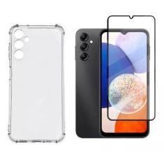 Imagem de Capa Capinha Anti Impacto + Película Vidro 3D Para Samsung Galaxy A14