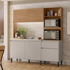 Imagem de Cozinha Compacta 5 Portas 1 Gaveta Amaranto Demóbile