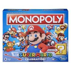 Imagem de MONOPOLY Super Mario Celebration Edition Jogo de tabuleiro para fãs de