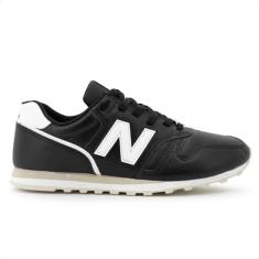 Imagem de TENIS NEW BALANCE 373V2 MASCULINO BLACK/REFLECTION, Calçados Masculinos, PRETO/BRANCO OFF, 41