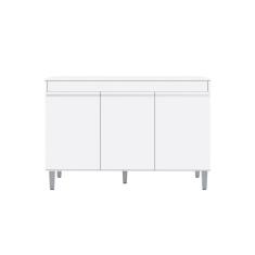 Imagem de Balcão de Pia Para Cozinha Manu 120 com Tampo em MDP