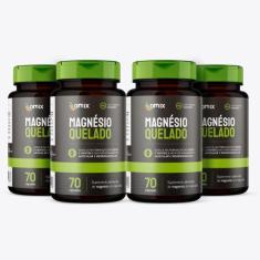 Imagem de Kit 4X - Magnésio Quelado - 70 Cápsulas - Omix
