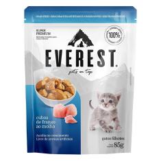 Imagem de Ração Úmida Everest Cubos de Frango ao Molho para Gatos Filhotes - 85 g