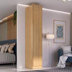 Imagem de Guarda-Roupa Solteiro Ravi 1 Porta 5 Prateleiras 100% Mdfolmo Italiano - Mambel