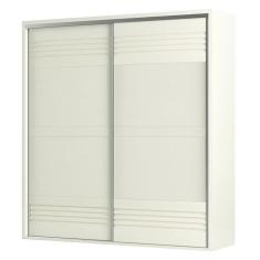 Imagem de Guarda Roupas Com 2 Portas De Correr 223 Cm Em 100% Mdf Off White Dalla Costa