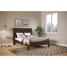 Imagem de Cama De Casal 100% Mdf Munique  Jacaranda - Village Móveis