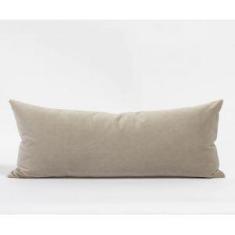 Imagem de Travesseiro De Corpo Body Pillow Veludo 40x130cm Bege - FASTLAR