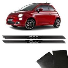 Imagem de Kit Soleira Diamante Fiat 500 2010/2017 Com Protetor De Porta