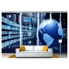 Imagem de Papel De Parede Tecnologia Finanças Computação 7,50M² Tec01