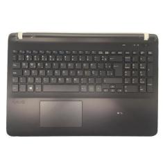 Imagem de Teclado Notebook Sony Svf152C29X Svf153 Palmrest Br Pret - Fti