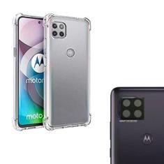 Imagem de Kit Capa Anti Shock Com Bordas Anti Queda Compatível Moto G 5G + Película Câmera 3d