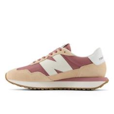 Imagem de New Balance Tênis feminino 237 V1 Classic, Rosa escuro vintage/jacaranda/sal marinho, 36