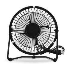 Imagem de Mini Ventilador Usb Articulável para Mesa de Escritorio - Preto - Exbo