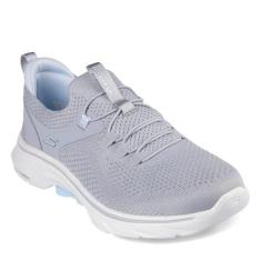 Imagem de Skechers Go Walk 7 Abie Tênis feminino, Cinza/Azul claro, 36