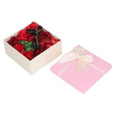Imagem de Sabonete Romântico de Flores de Rosa para mulheres: Sabonete de Flores Artificiais Adequado para Banho e à Prova de Alergias Em Uma Caixa de Presente Premium para Ocasiões