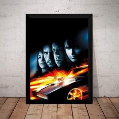 Imagem de Quadro Filme Velozes E Furiosos Arte Poster Moldurado